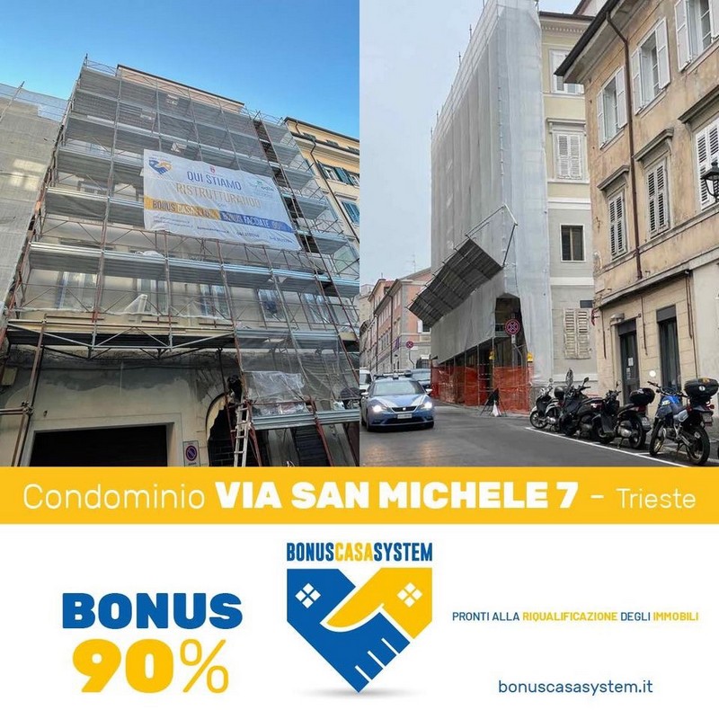 Condomio Via San Michele Trieste Bonus 90%